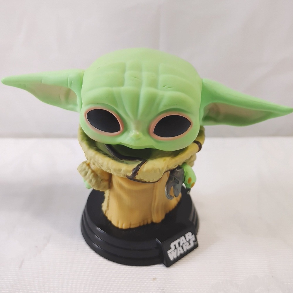 Funko Pop Star Wars The Mandalorian The Child Grogu Bobblehead Figures Set of 2